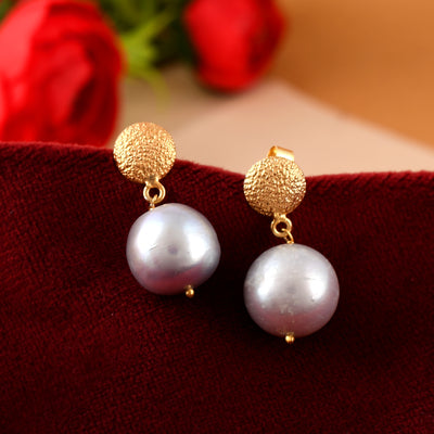 Pearls Silver Earrings