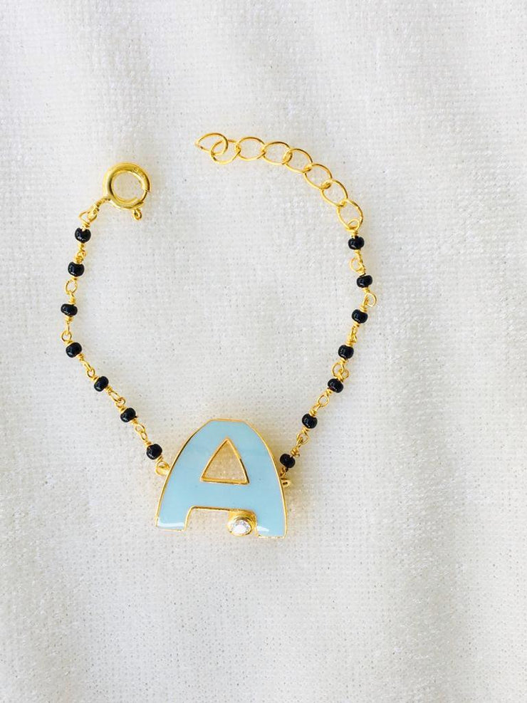 Letter A Initial Bracelet